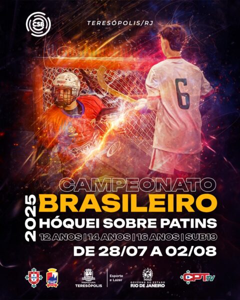 Leia mais sobre o artigo Teresópolis sedia Campeonato Brasileiro de Hóquei sobre Patins 2025/Categorias de Base