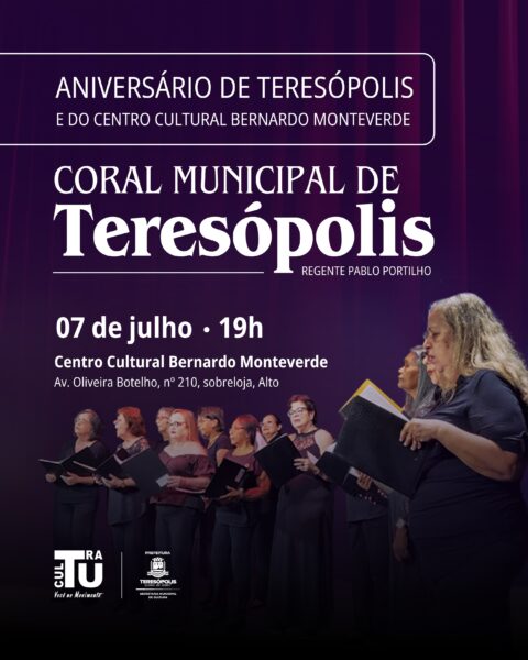 Leia mais sobre o artigo Teresópolis 134 Anos: Centro Cultural Bernardo Monteverde completa 27 anos e celebra com concerto do Coral Municipal