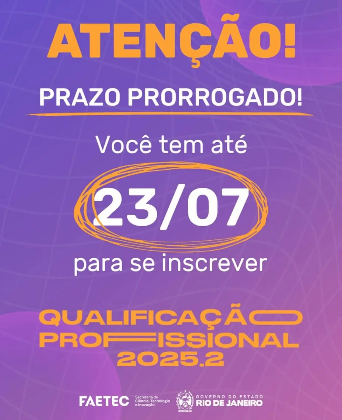 No momento, você está visualizando Faetec Teresópolis prorroga até dia 23 as inscrições online para cursos gratuitos
