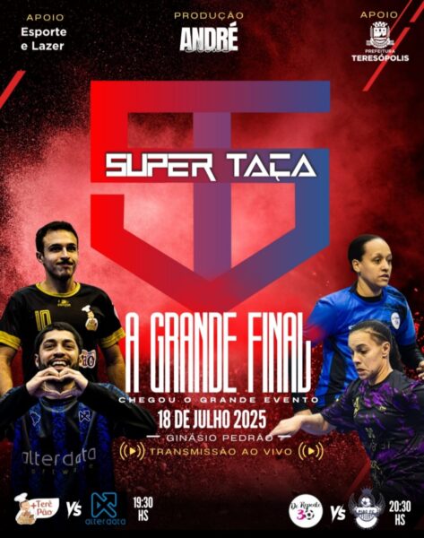 Leia mais sobre o artigo  É dia de decisão: finais da Super Taça Empresarial de Futsal prometem agitar o Pedrão!