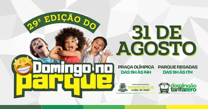 Leia mais sobre o artigo Lazer, diversão e entretenimento: vem aí a 29ª edição do Domingo no Parque!