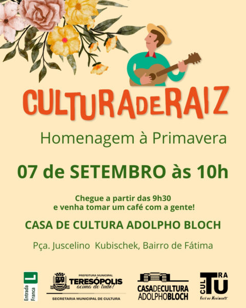 Leia mais sobre o artigo Domingo, 7 de setembro, tem Cultura de Raiz e Feira do Rolo em Teresópolis