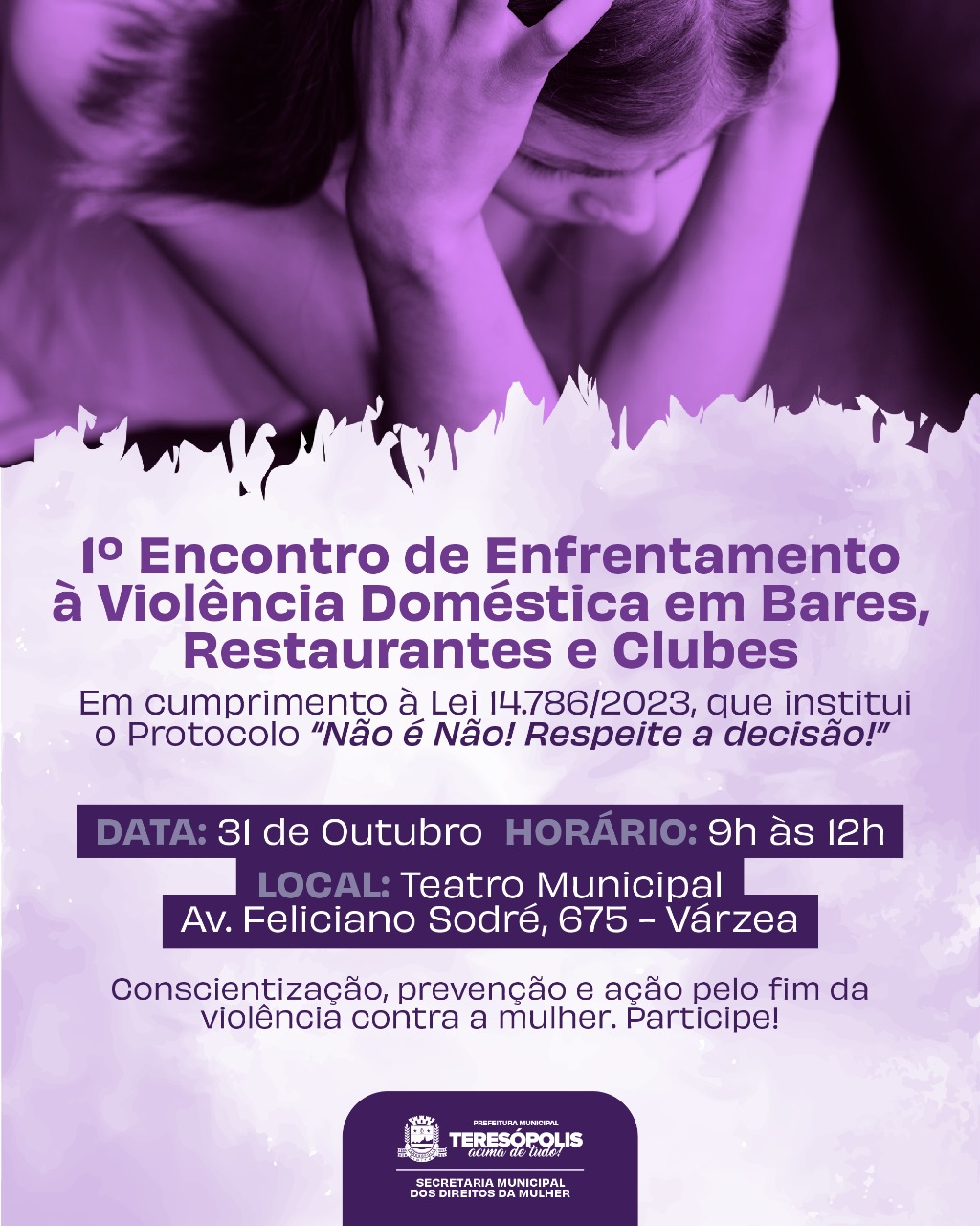 No momento, você está visualizando Teresópolis promove 1º Encontro de Enfrentamento à Violência Doméstica em Bares, Restaurantes e Clubes