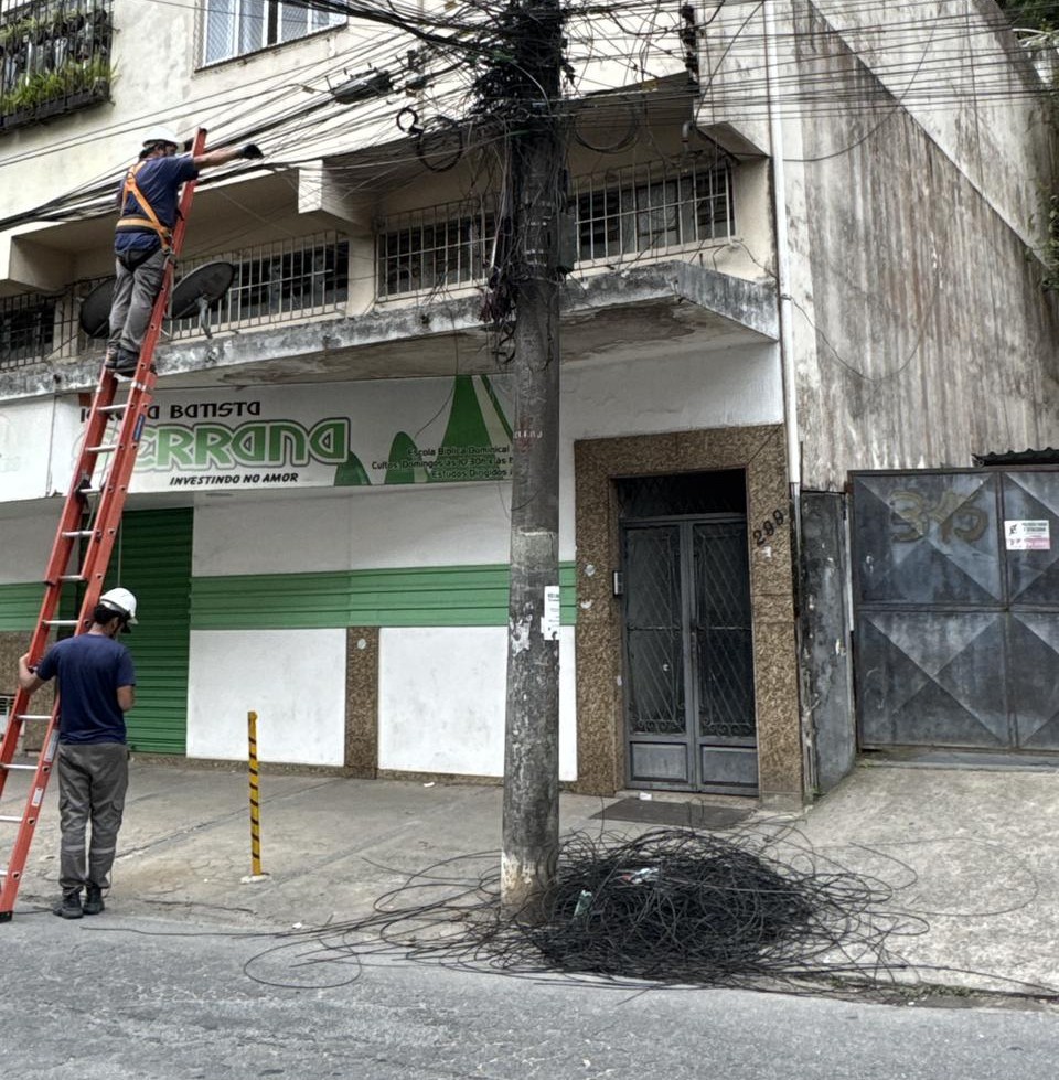 No momento, você está visualizando Operação Caça Fio’: ação de retirada de cabos e fios obsoletos será ampliada