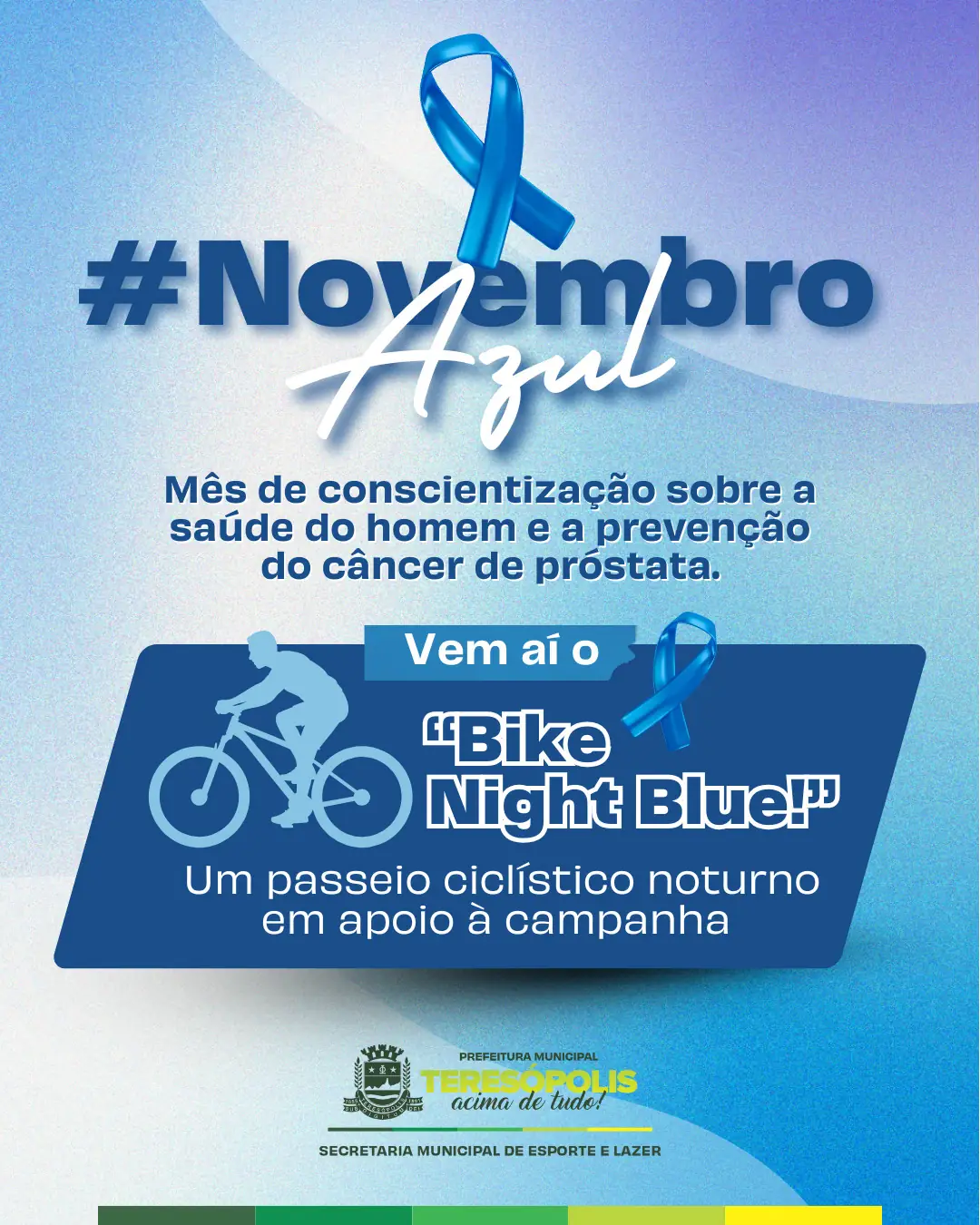 No momento, você está visualizando SMEL promove “Bike Night Blue” em alusão à campanha Novembro Azul
