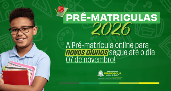 Leia mais sobre o artigo Pré-matrícula online para novos alunos na Rede Municipal segue até a próxima sexta, 7
