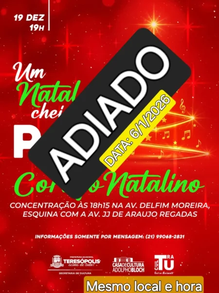 Leia mais sobre o artigo Cortejo Natalino adiado