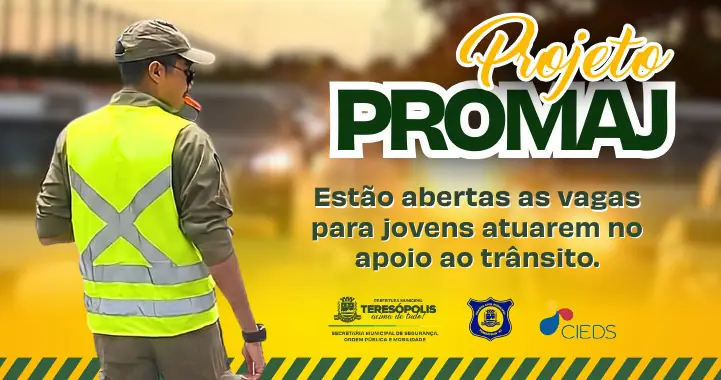 No momento, você está visualizando Novo Promaj Teresópolis: Prefeitura abre vagas para jovens atuarem no apoio ao trânsito