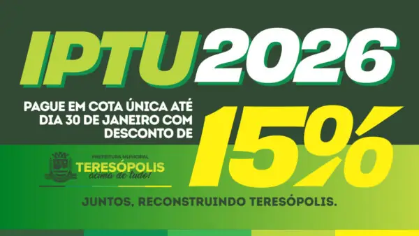 Leia mais sobre o artigo Desconto de 15% no IPTU pago à vista segue até sexta, dia 30, aproveite a oportunidade