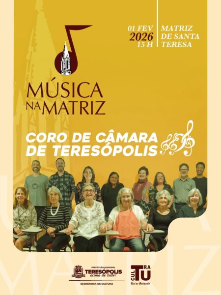 Leia mais sobre o artigo Coro de Câmara de Teresópolis abre temporada 2026 do Música na Matriz
