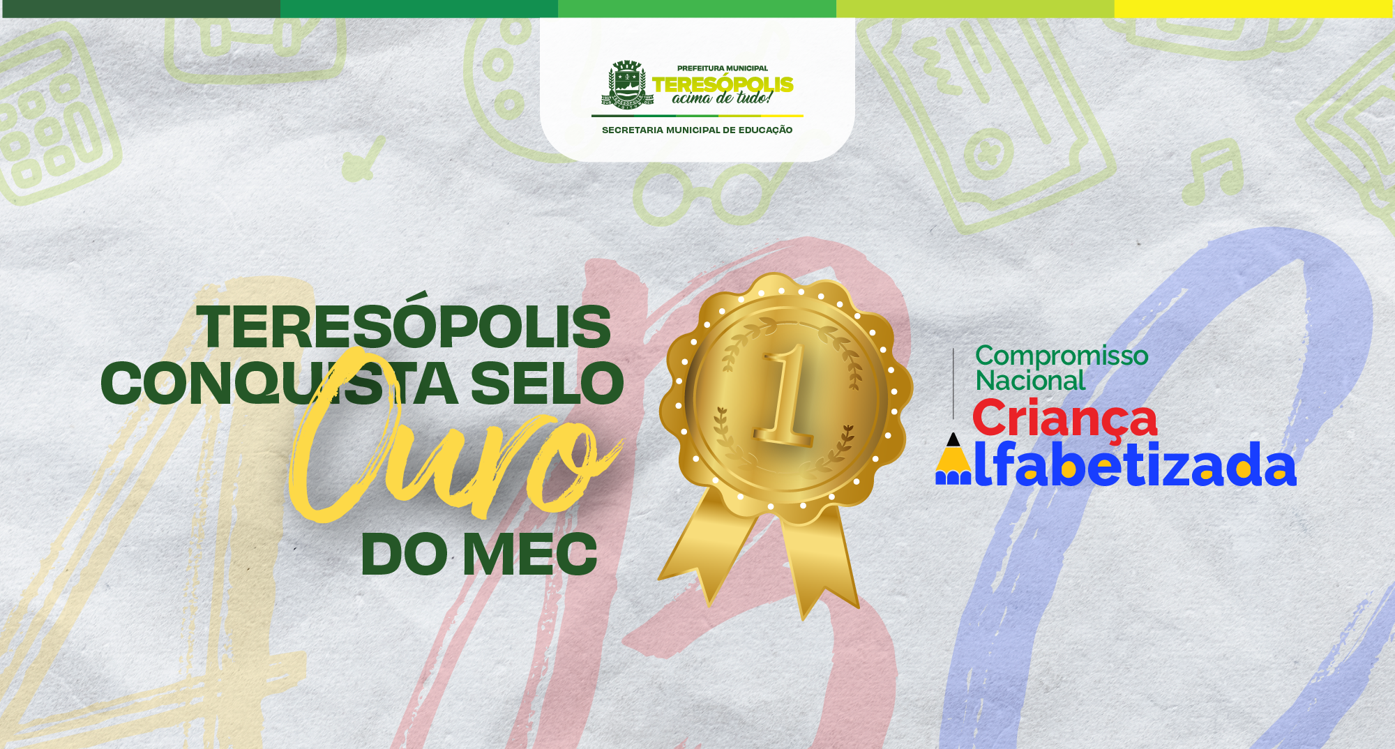 No momento, você está visualizando Teresópolis conquista Selo Nacional Ouro do MEC por Compromisso com a Alfabetização