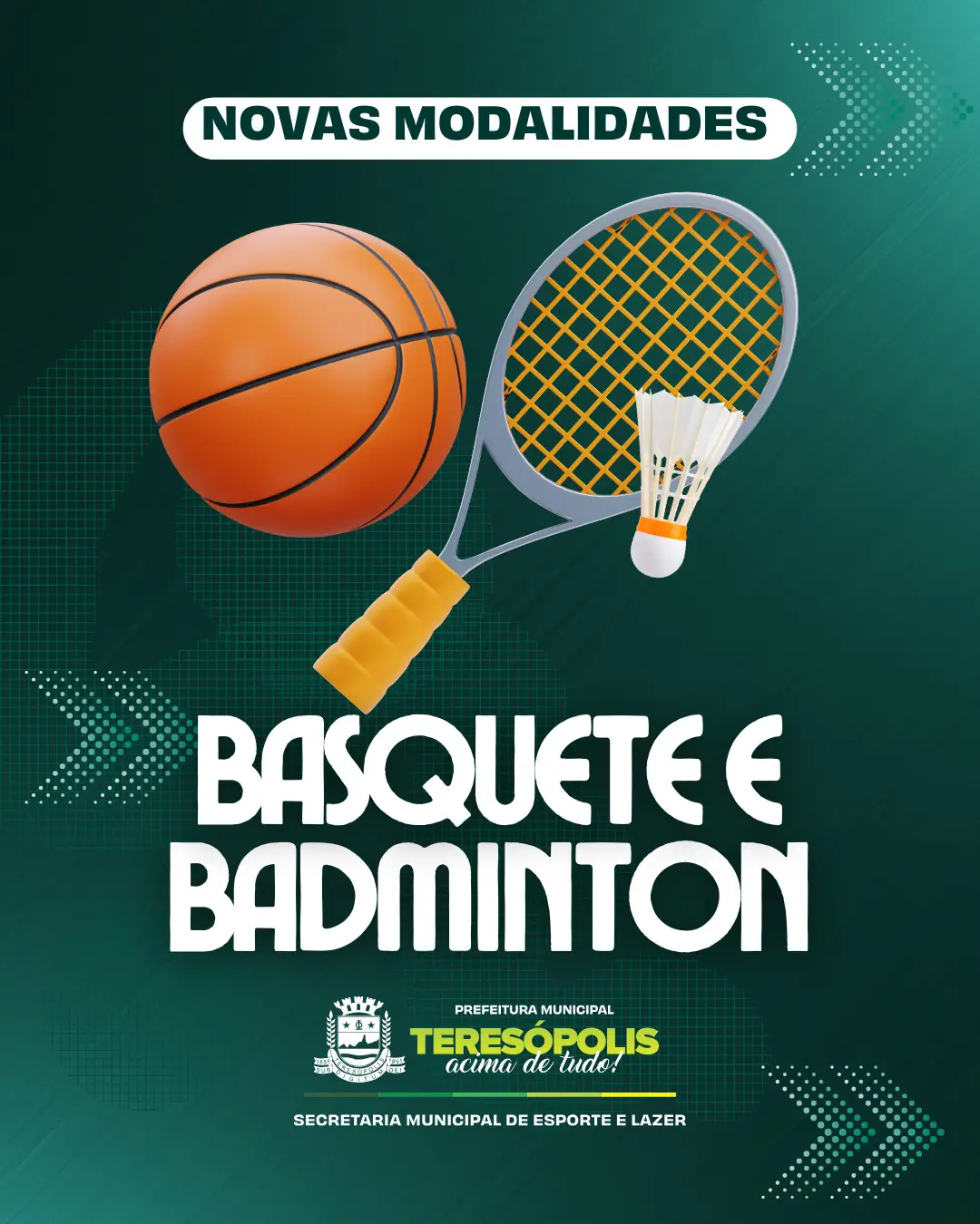 No momento, você está visualizando Basquete e badminton: SMEL oferece duas novas modalidades para crianças e jovens