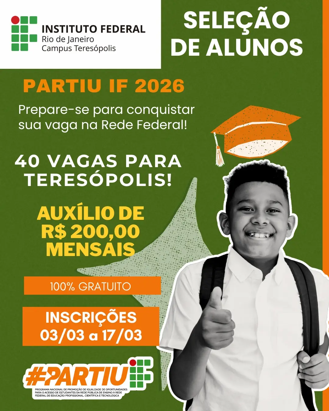 Leia mais sobre o artigo IFRJ Teresópolis está com inscrições abertas para curso de extensão para alunos do 9º ano das escolas públicos