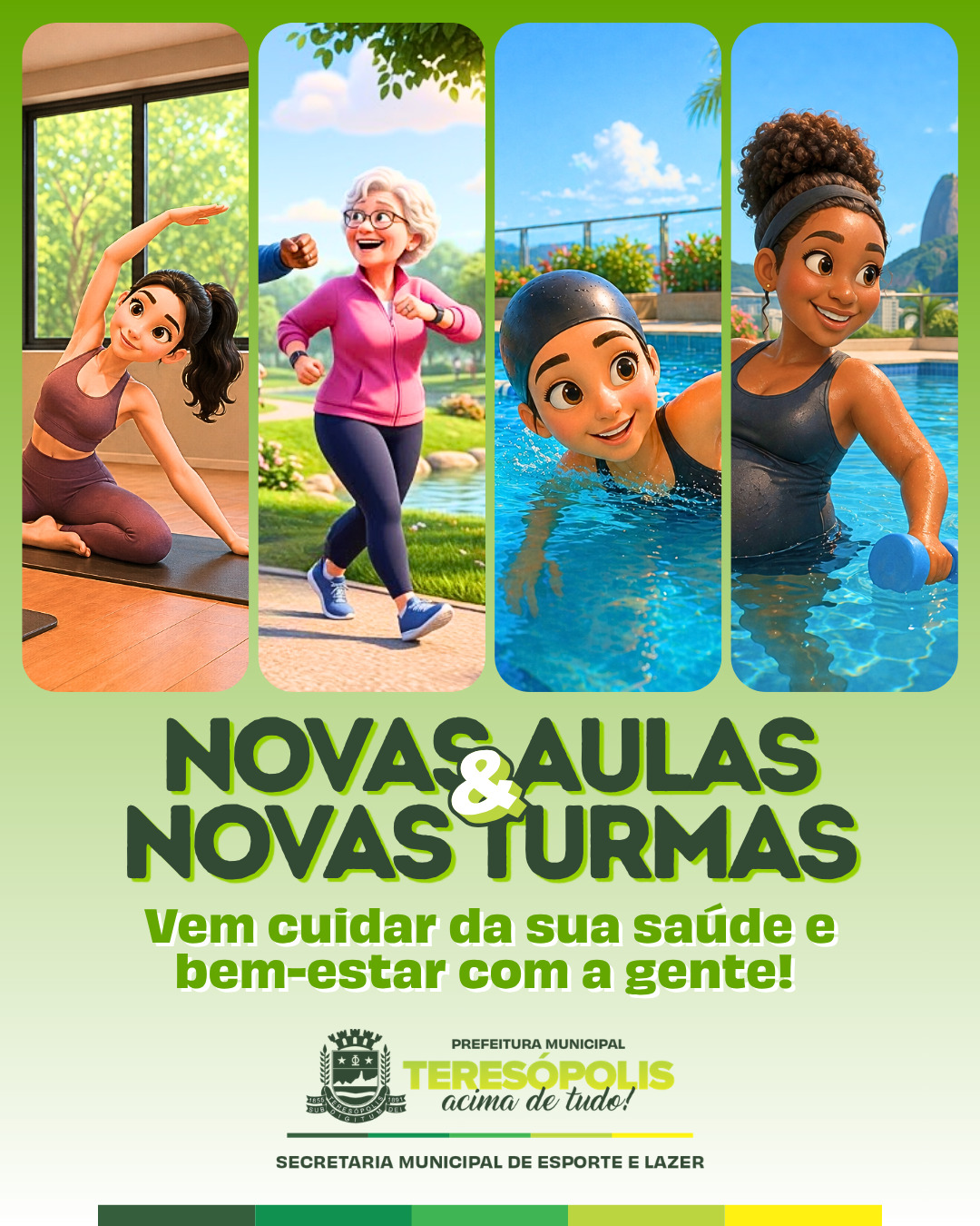 No momento, você está visualizando Mais esporte, mais saúde: novas aulas gratuitas estão com inscrições abertas