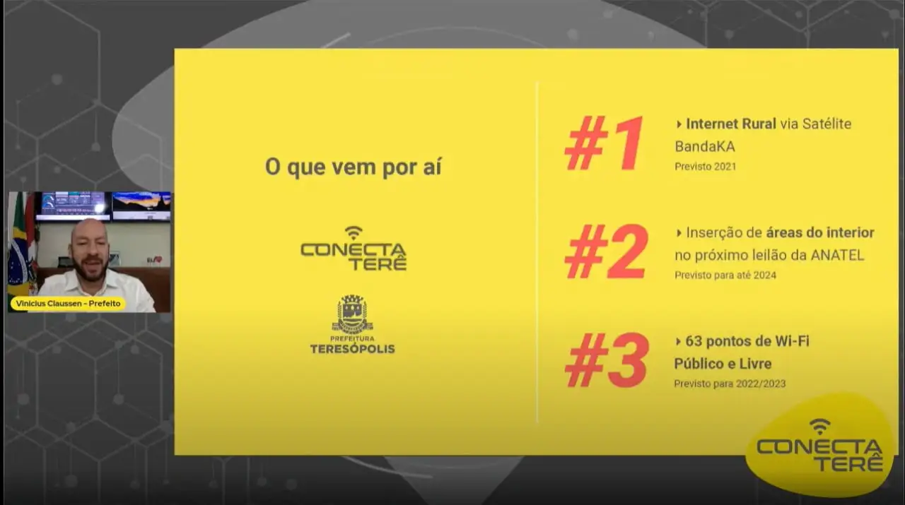 You are currently viewing Conecta Terê: Prefeitura realiza encontro virtual para debater ampliação da telefonia móvel e 5G em Teresópolis
