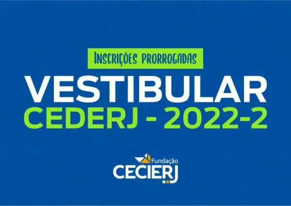 Read more about the article Inscrições para o Vestibular Cederj 2022.2 foram prorrogadas até dia 15 de maio