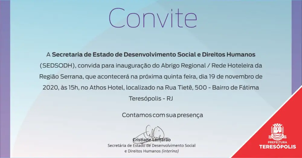 No momento, você está visualizando Teresópolis terá Abrigo Regional Provisório para resguardar idosos da Covid-19