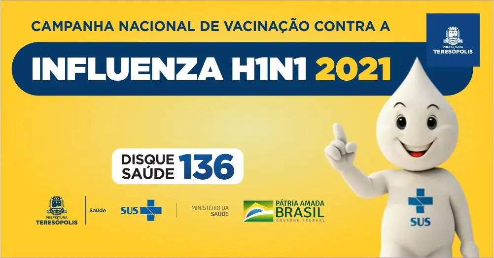 No momento, você está visualizando Teresópolis inicia Campanha Nacional de Vacinação contra a Influenza H1N1 2021