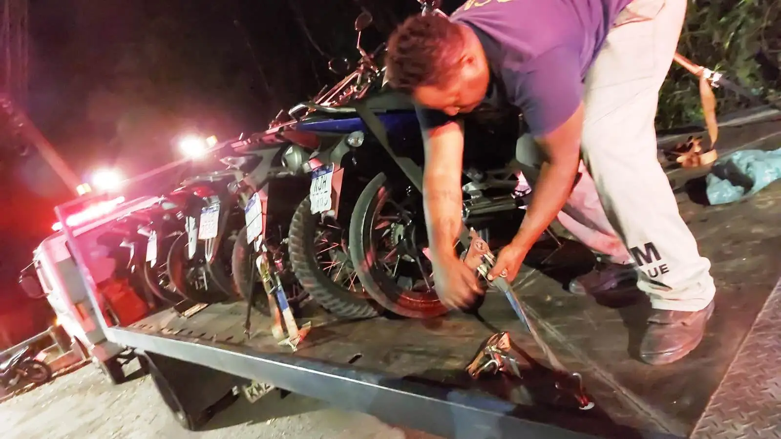 No momento, você está visualizando Agentes da Ronda Ostensiva Municipal (ROMU) e policiais militares apreendem motos irregulares no Soberbo