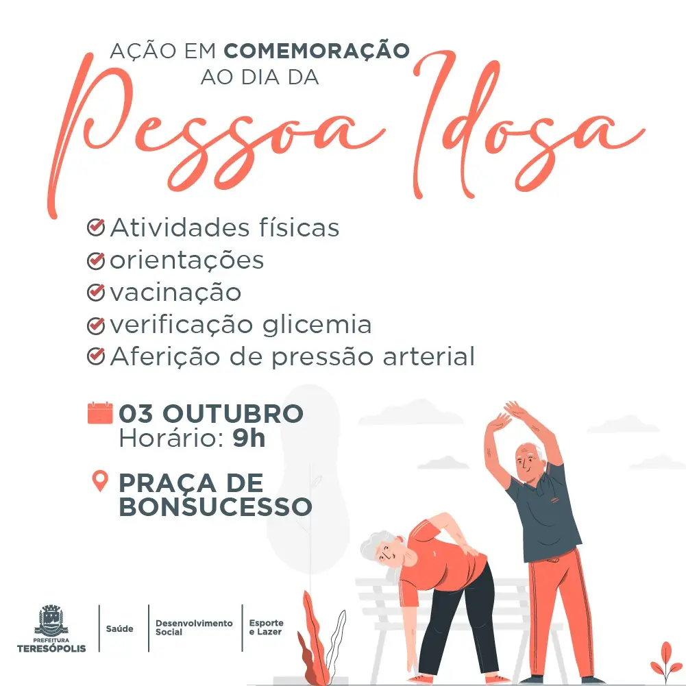 Leia mais sobre o artigo Praça de Bonsucesso, no Terceiro Distrito, receberá ação comemorativa pelo Dia da Pessoa Idosa