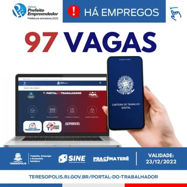 Leia mais sobre o artigo Programa ‘Emprega Terê’: Teresópolis tem 97 vagas de emprego