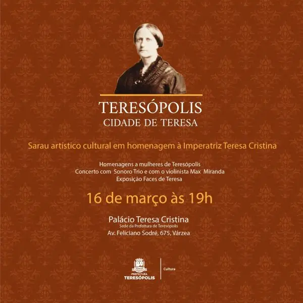 Leia mais sobre o artigo Sarau em homenagem à Imperatriz Teresa Cristina celebra as mulheres de Teresópolis