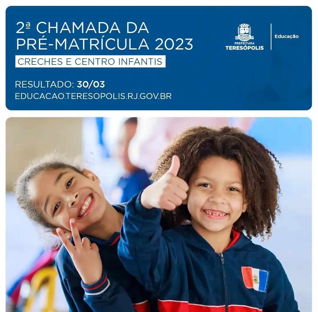 No momento, você está visualizando Educação divulga resultado da 2ª chamada da pré-matrícula para creches no próximo dia 30