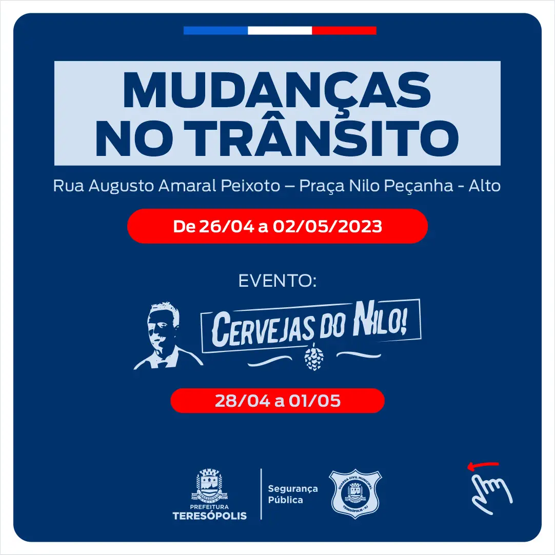 No momento, você está visualizando ‘Cervejas do Nilo’: Confira as alterações no trânsito no entorno da Praça Nilo Peçanha