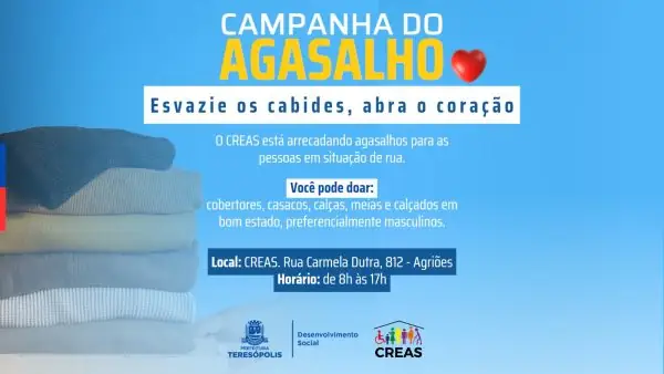 Leia mais sobre o artigo Campanha do agasalho CREAS 2023