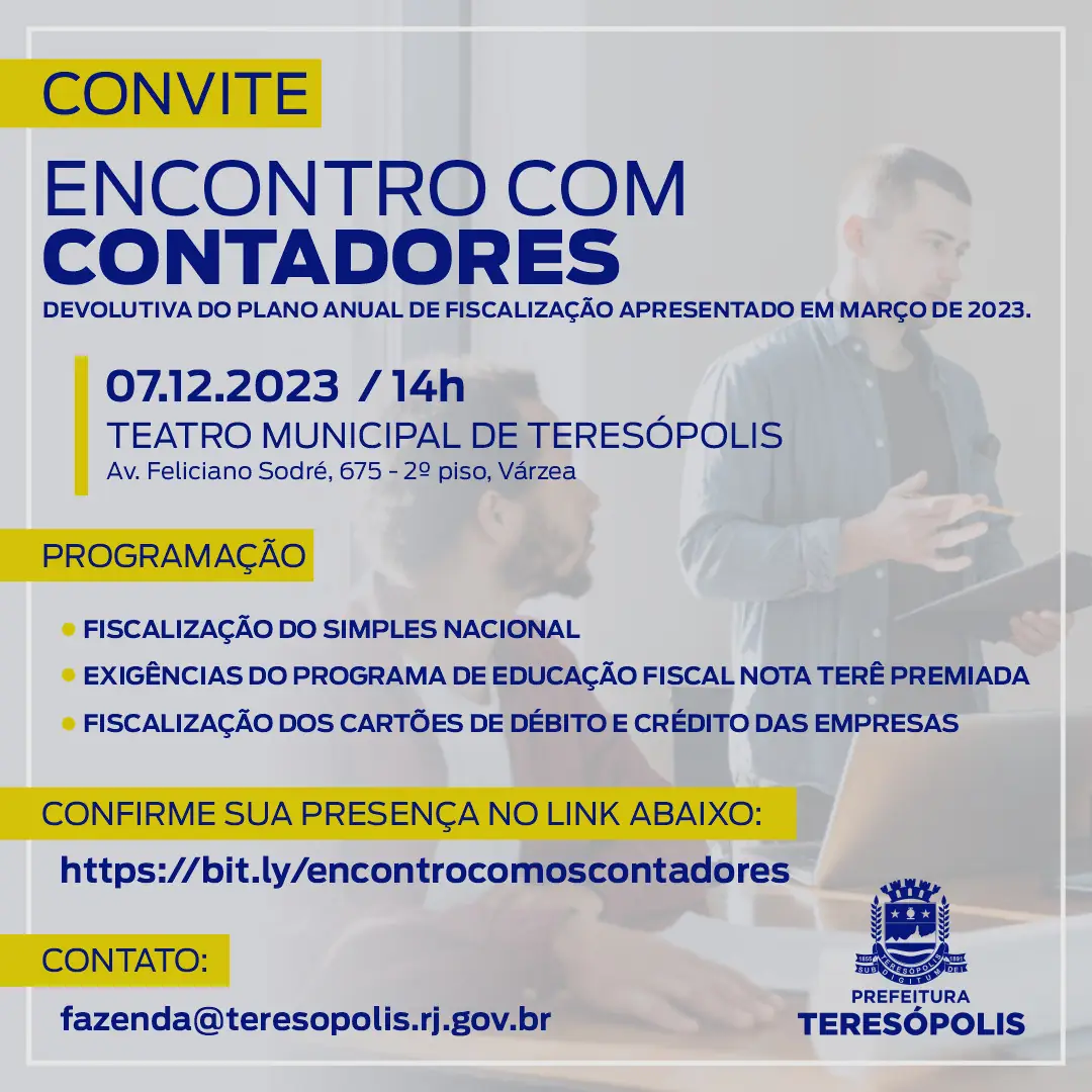 No momento, você está visualizando Prefeitura de Teresópolis realiza Encontro com Contadores