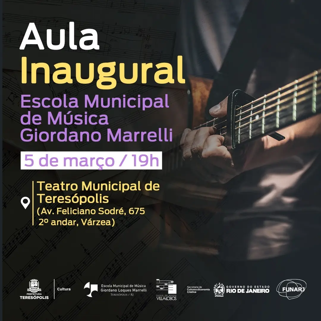 No momento, você está visualizando Concerto abre ano letivo na Escola Municipal de Música de Teresópolis