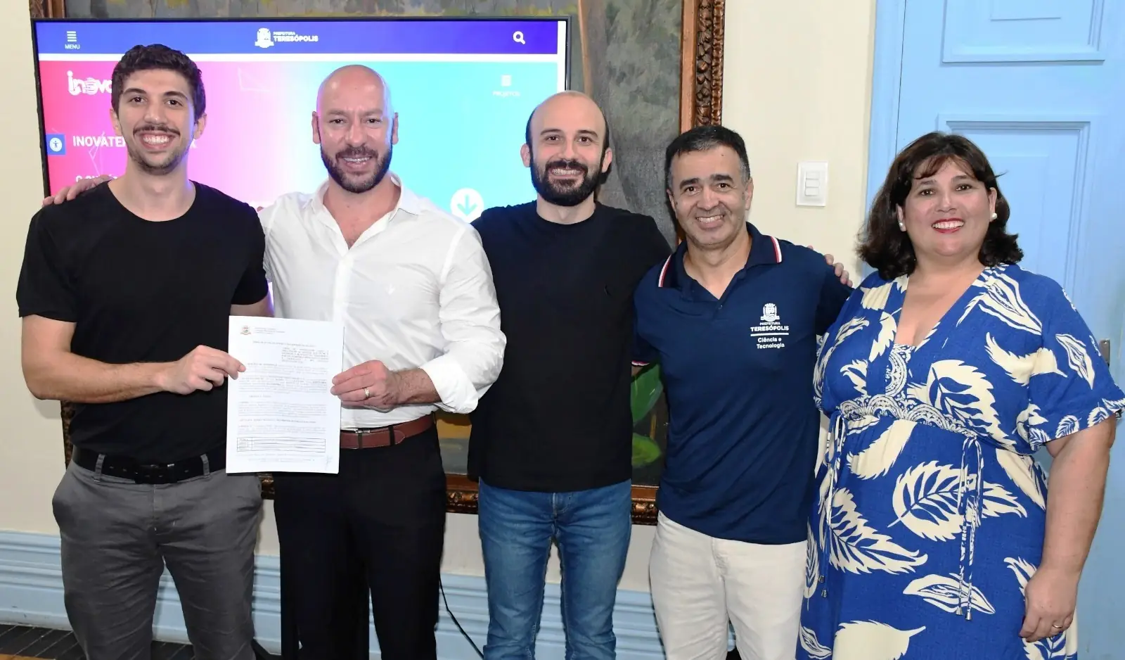 No momento, você está visualizando SandBox InovaTerê: Prefeito Vinicius Claussen e empresas selecionadas assinam Termo de Autorização para implantação de projetos inovadores no município