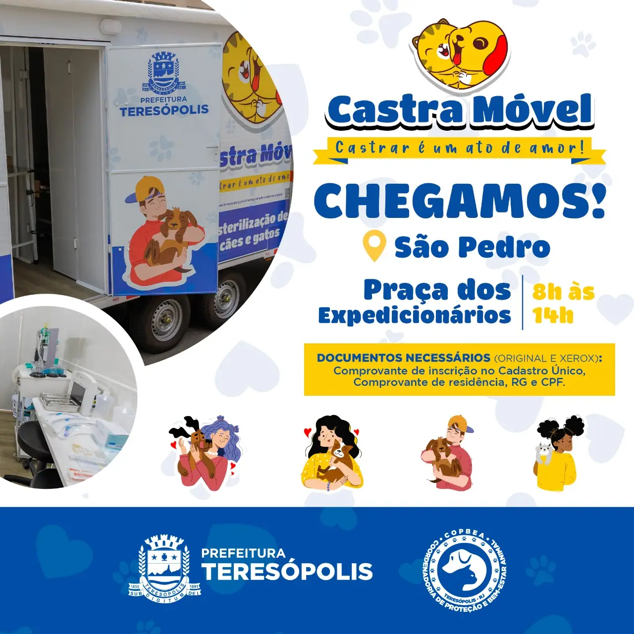 No momento, você está visualizando Bairro de São Pedro recebe o Castramóvel