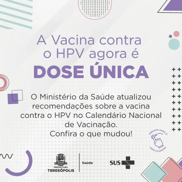 Leia mais sobre o artigo Teresópolis reforça campanha de imunização contra o HPV