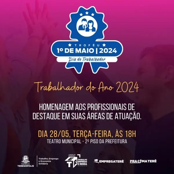 Leia mais sobre o artigo Troféu Trabalhador do Ano será entregue nesta terça, 28, em Teresópolis