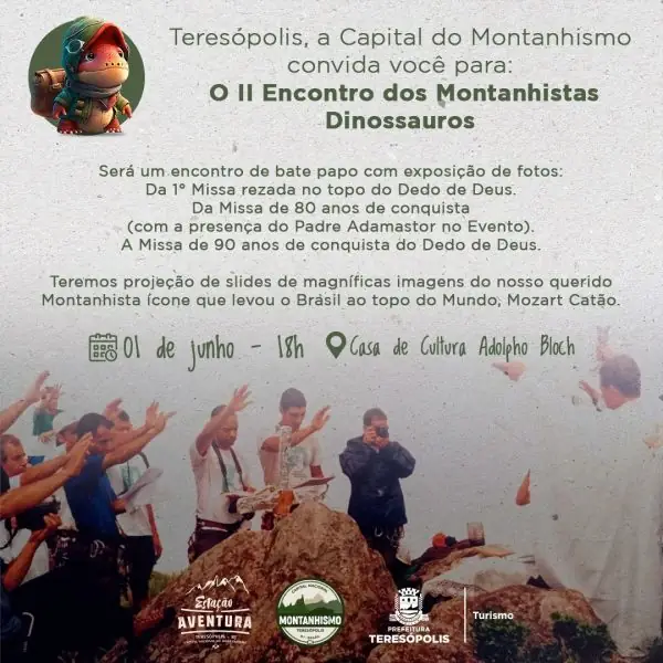 Leia mais sobre o artigo Teresópolis abre a temporada de montanha com Encontro de Montanhistas e evento na Praça Nilo Peçanha