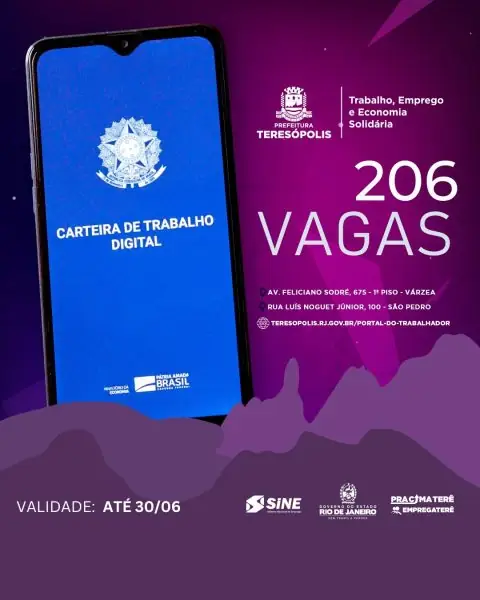 Leia mais sobre o artigo Programa ‘Emprega Terê’: Sine divulga 206 vagas de emprego
