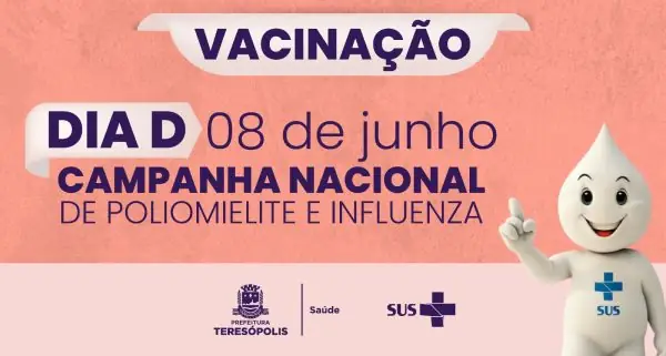 Leia mais sobre o artigo Dia ‘D’ de Vacinação contra Influenza e Poliomielite neste sábado, 8, em Teresópolis