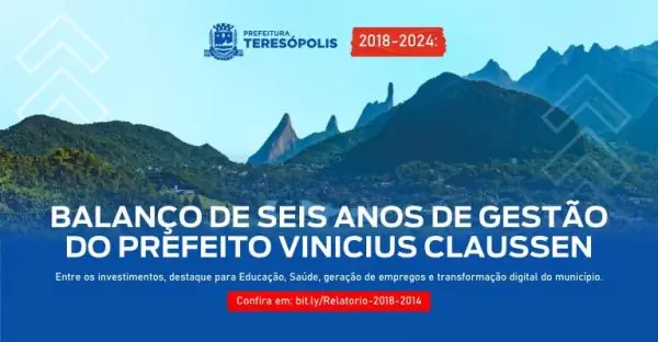 Leia mais sobre o artigo Prefeitura de Teresópolis  divulga balanço de seis anos de gestão do Prefeito Vinicius Claussen
