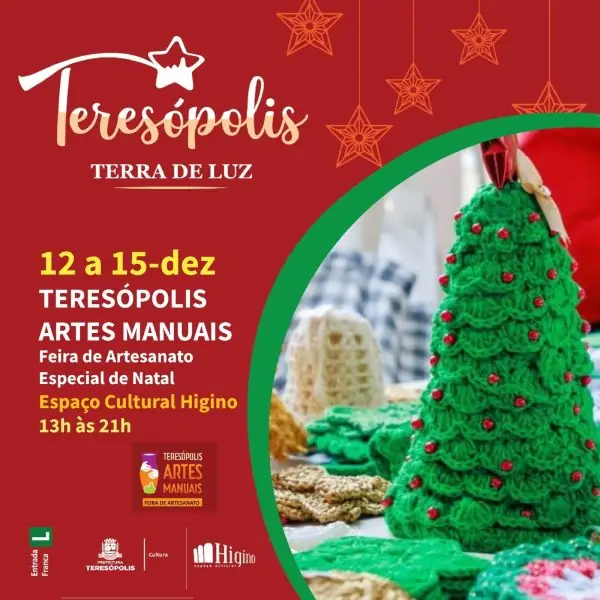 Leia mais sobre o artigo Natal 2024: Edição especial da Feira Teresópolis Artes Manuais movimenta o Espaço Cultural Higino