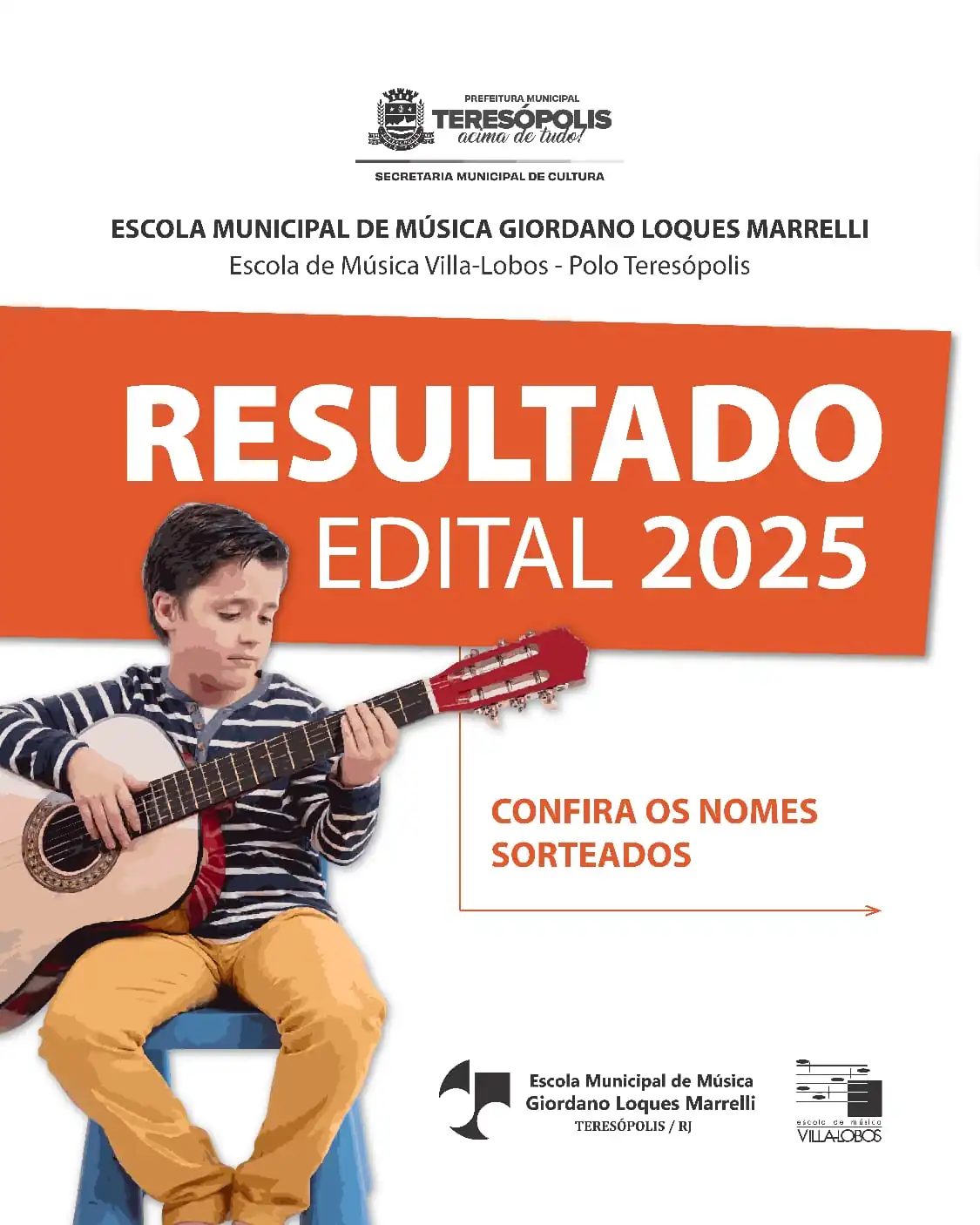 Leia mais sobre o artigo Secretaria de Cultura divulga a lista dos contemplados para as vagas da Escola Municipal de Música de Teresópolis