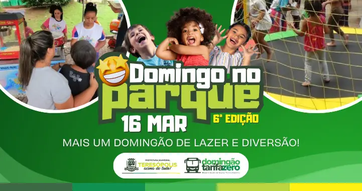 Leia mais sobre o artigo 6ª edição do ‘Domingo no Parque’ acontece neste domingo, 16