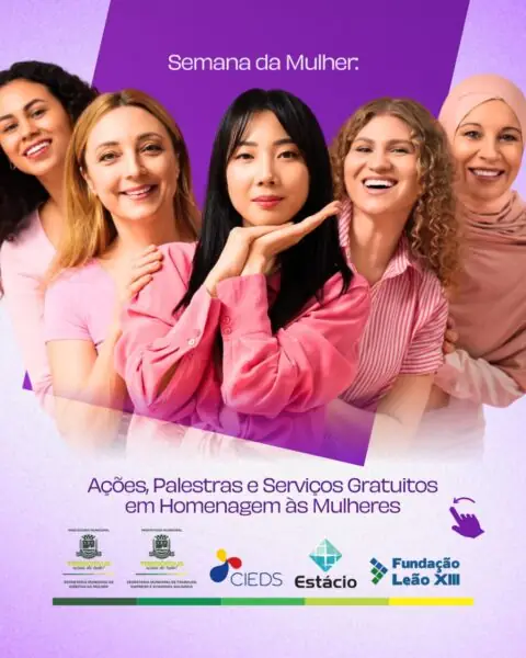 Leia mais sobre o artigo Semana da Mulher: Ações, Palestras e Serviços Gratuitos em Homenagem às Mulheres