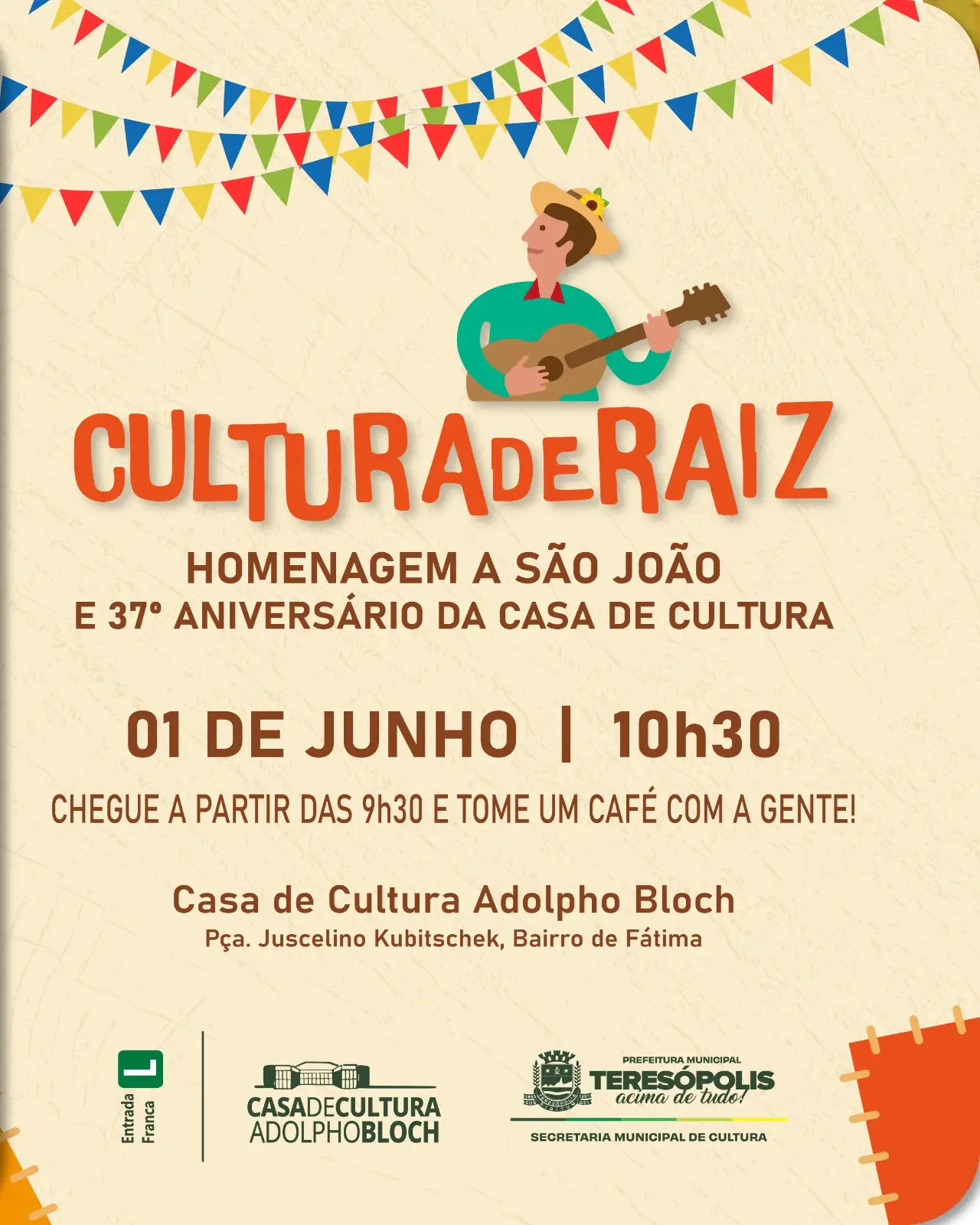 No momento, você está visualizando Domingo tem Cultura de Raiz, Feira do Rolo e Música na Matriz em Teresópolis