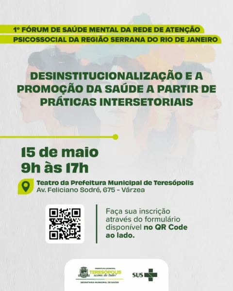 Leia mais sobre o artigo  Secretaria Municipal de Saúde promove 1º Fórum de Saúde Mental em Teresópolis