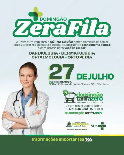 Leia mais sobre o artigo CEMUSA recebe a 7ª edição do ‘Domingão Zera Fila’