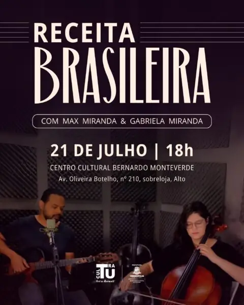 Leia mais sobre o artigo Centro Cultural Bernardo Monteverde recebe o show ‘Receita Brasileira’