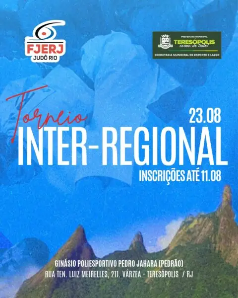 Leia mais sobre o artigo Teresópolis sedia Torneio Inter-Regional de Judô, etapa do Circuito Estadual 2025