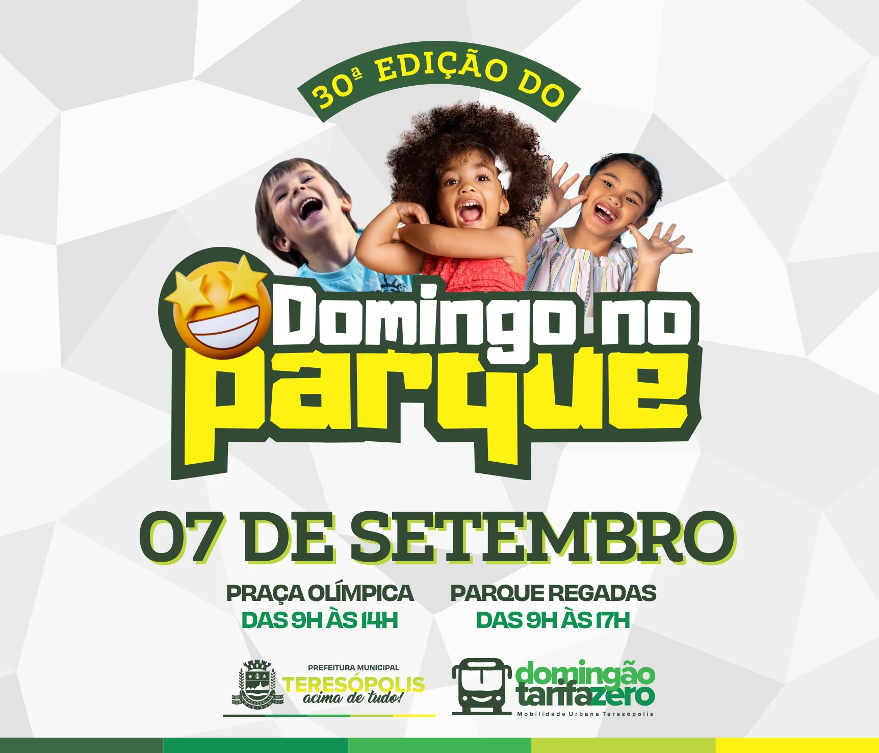 Leia mais sobre o artigo Domingo no Parque: Teresópolis mais feliz, mais viva e mais sua!