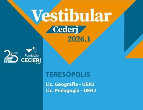 Leia mais sobre o artigo Inscrições para o Vestibular CEDERJ 2026.1 seguem até 30/10